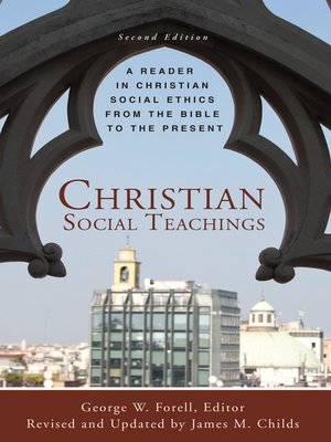 cover image of Christian Social Teachings